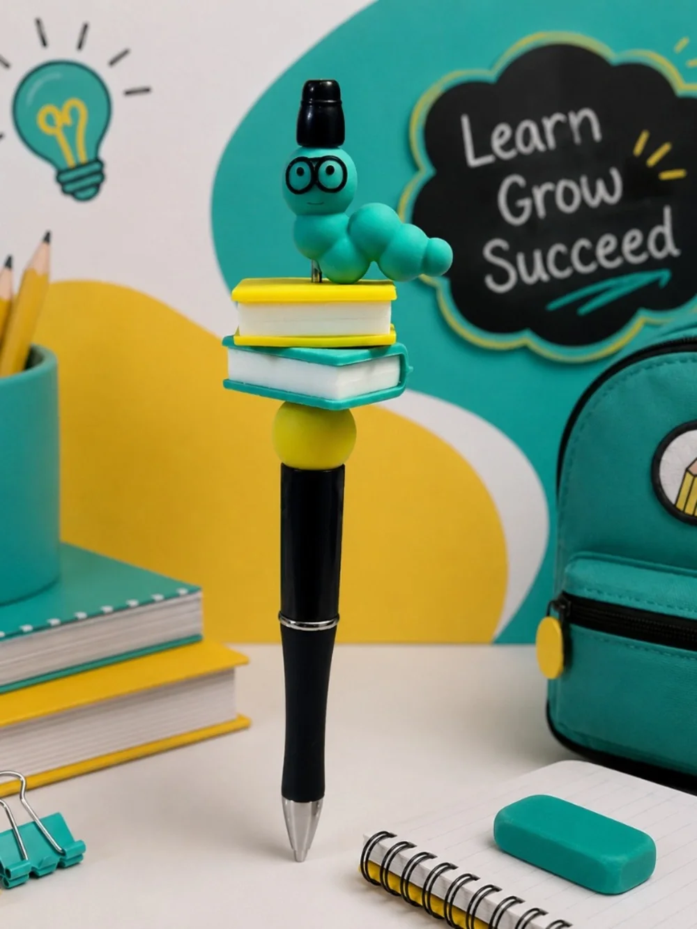 Bookworm Decorative Pen